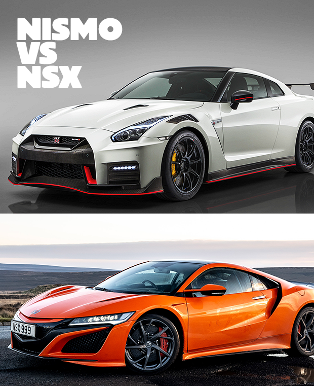 Honda NSX vs Nismo GT-R